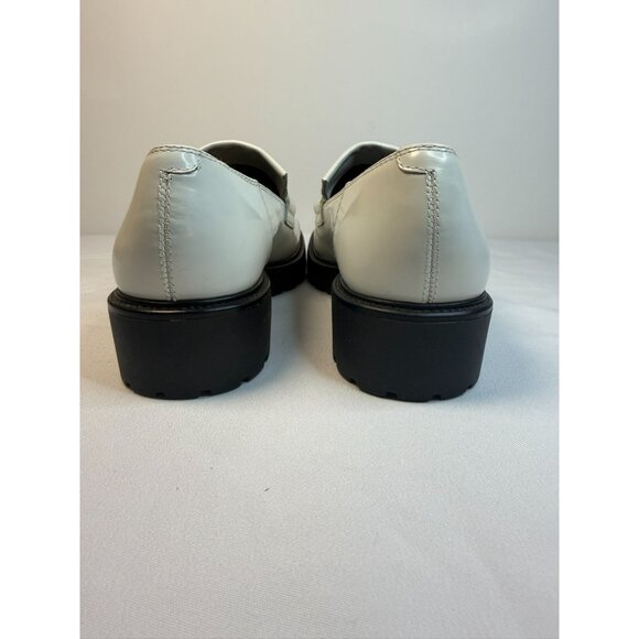 Vagabond Cosmo 2.0 Chunky Kiltie Platform Loafers Women's Size 8 White Leather - Picture 9 of 13